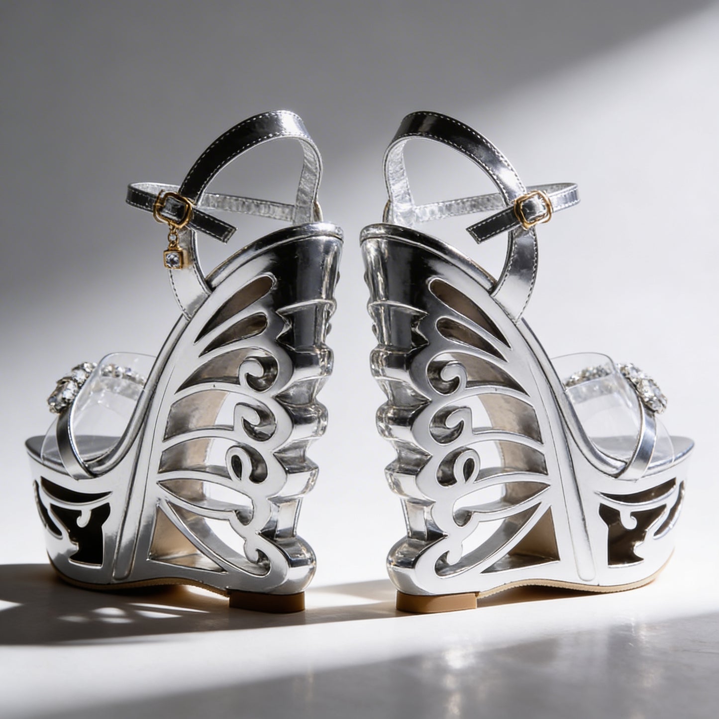 Orfeo Sculptural Wedge Sandals Collection