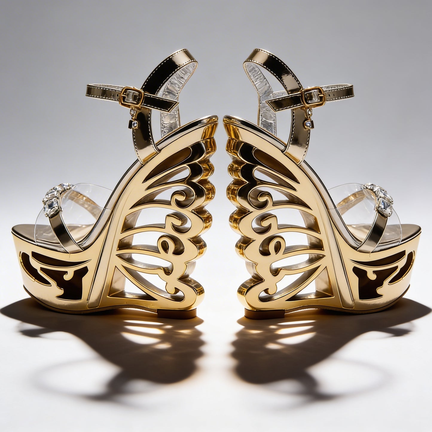 Orfeo Sculptural Wedge Sandals Collection