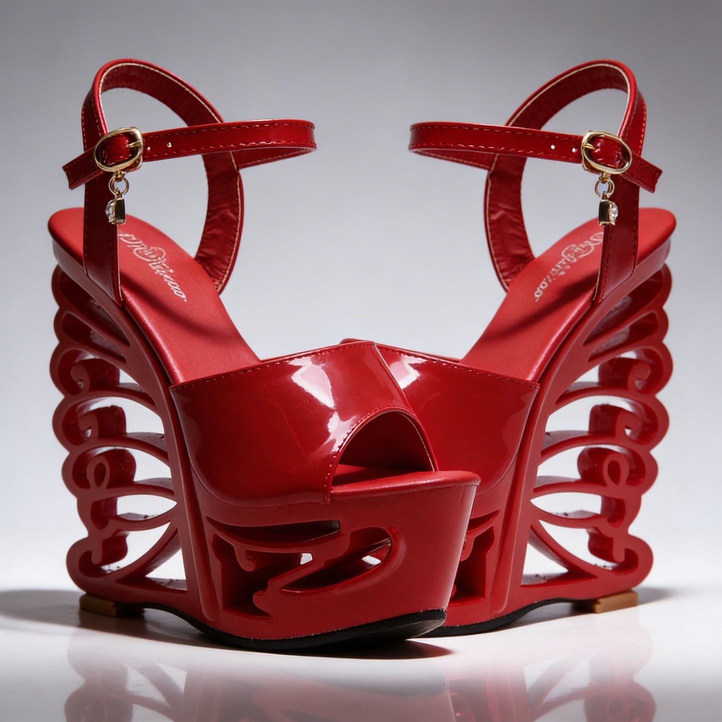 Orfeo Sculptural Wedge Sandals Collection
