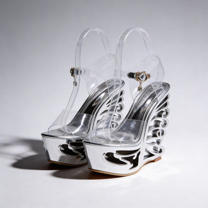 Orfeo Sculptural Wedge Sandals Collection