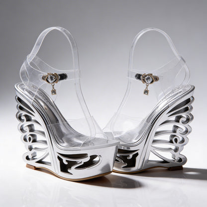 Orfeo Sculptural Wedge Sandals Collection