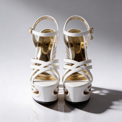 Orfeo Sculptural Wedge Sandals Collection