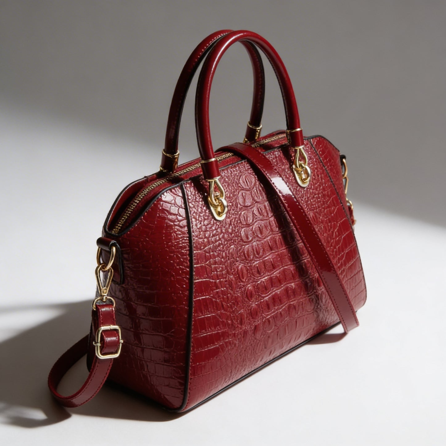 Bellari Luxe Croc Handbag