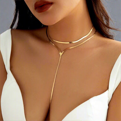 Serata Bold Duo Necklace