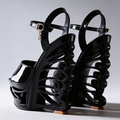 Orfeo Sculptural Wedge Sandals Collection