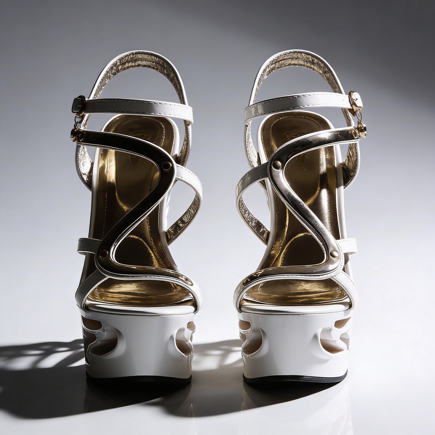 Orfeo Sculptural Wedge Sandals Collection