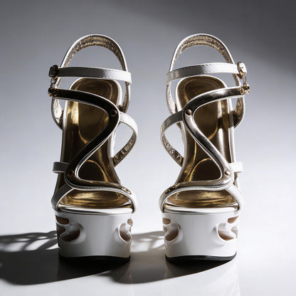 Orfeo Sculptural Wedge Sandals Collection