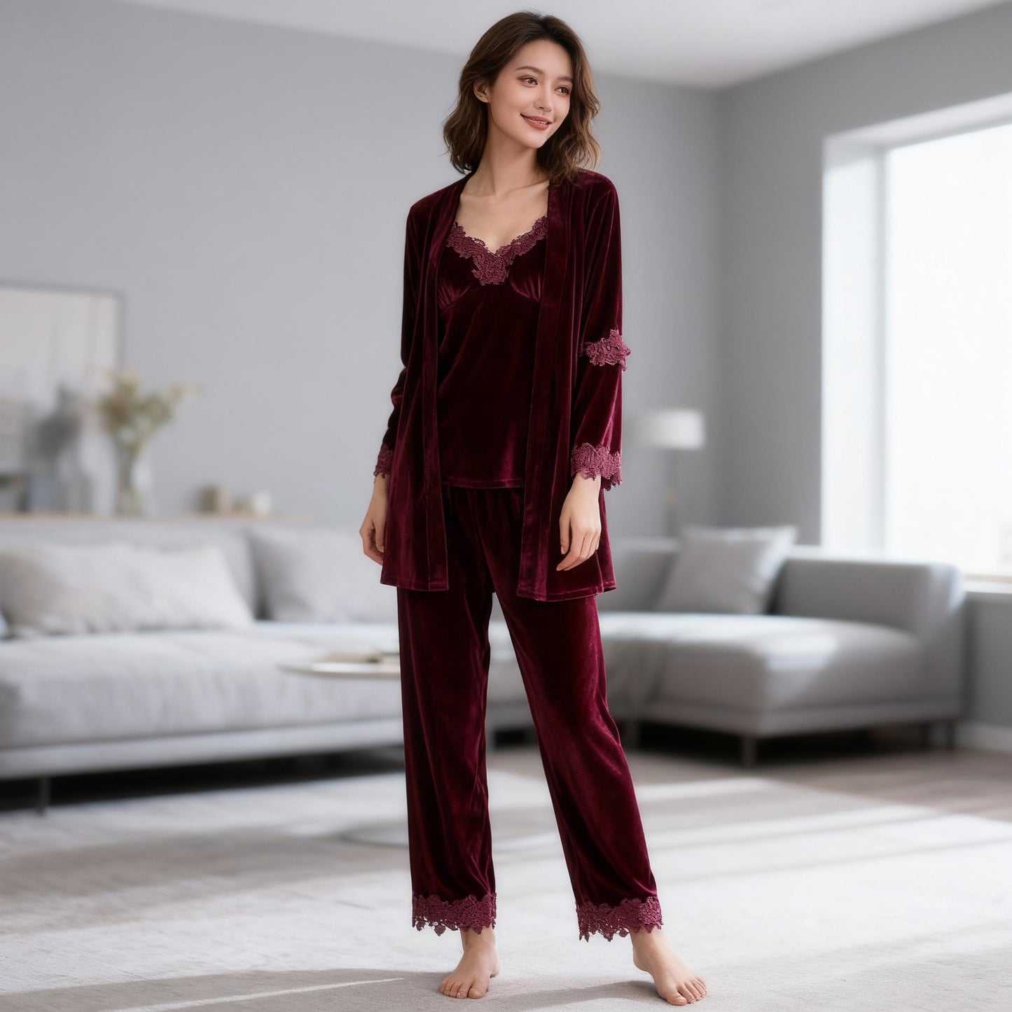 Vela Cozy Loungeware 4 Piece Set