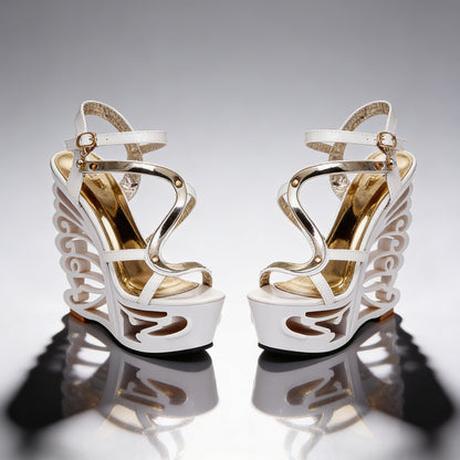 Orfeo Sculptural Wedge Sandals Collection