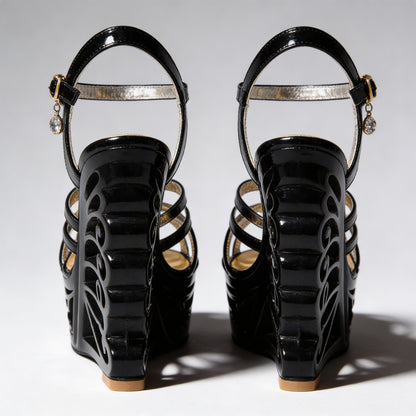 Orfeo Sculptural Wedge Sandals Collection
