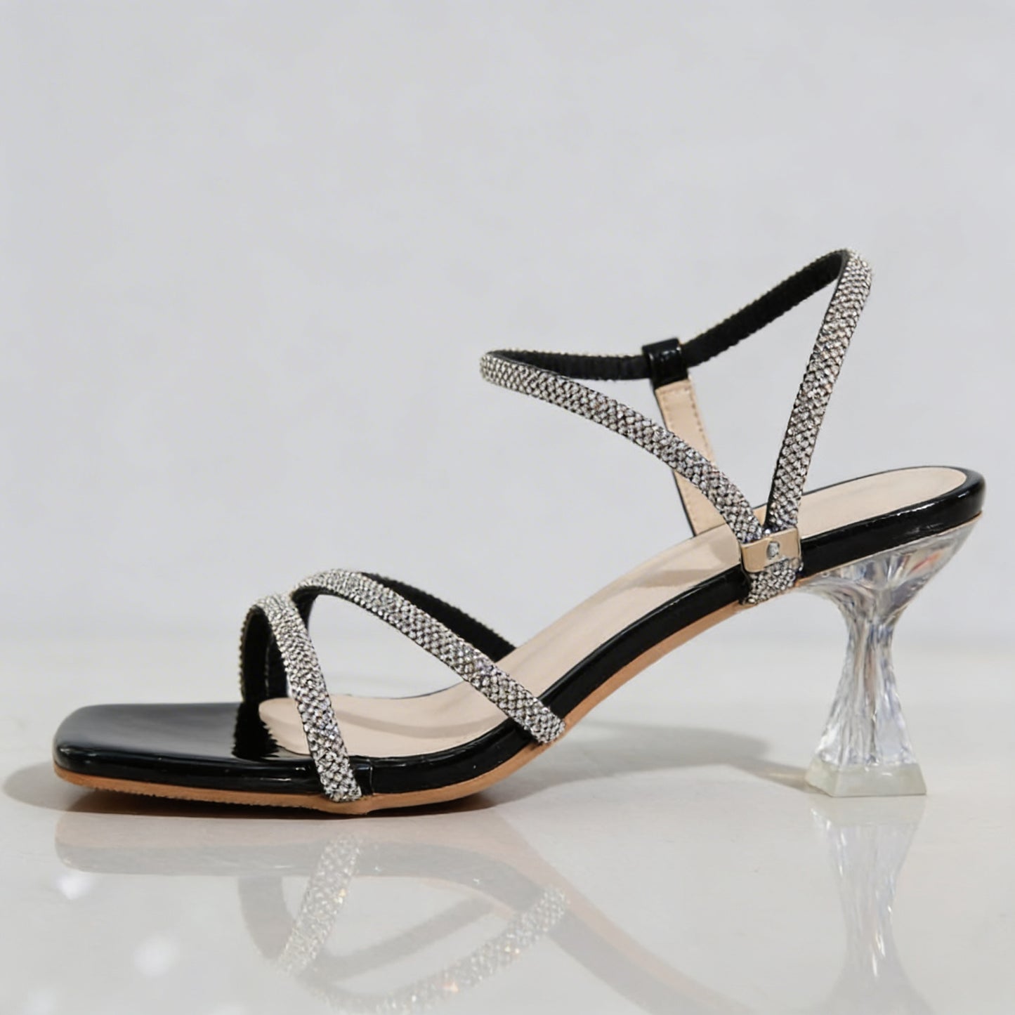 Solenne Grace Evening Sandals