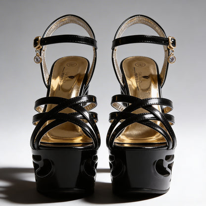 Orfeo Sculptural Wedge Sandals Collection